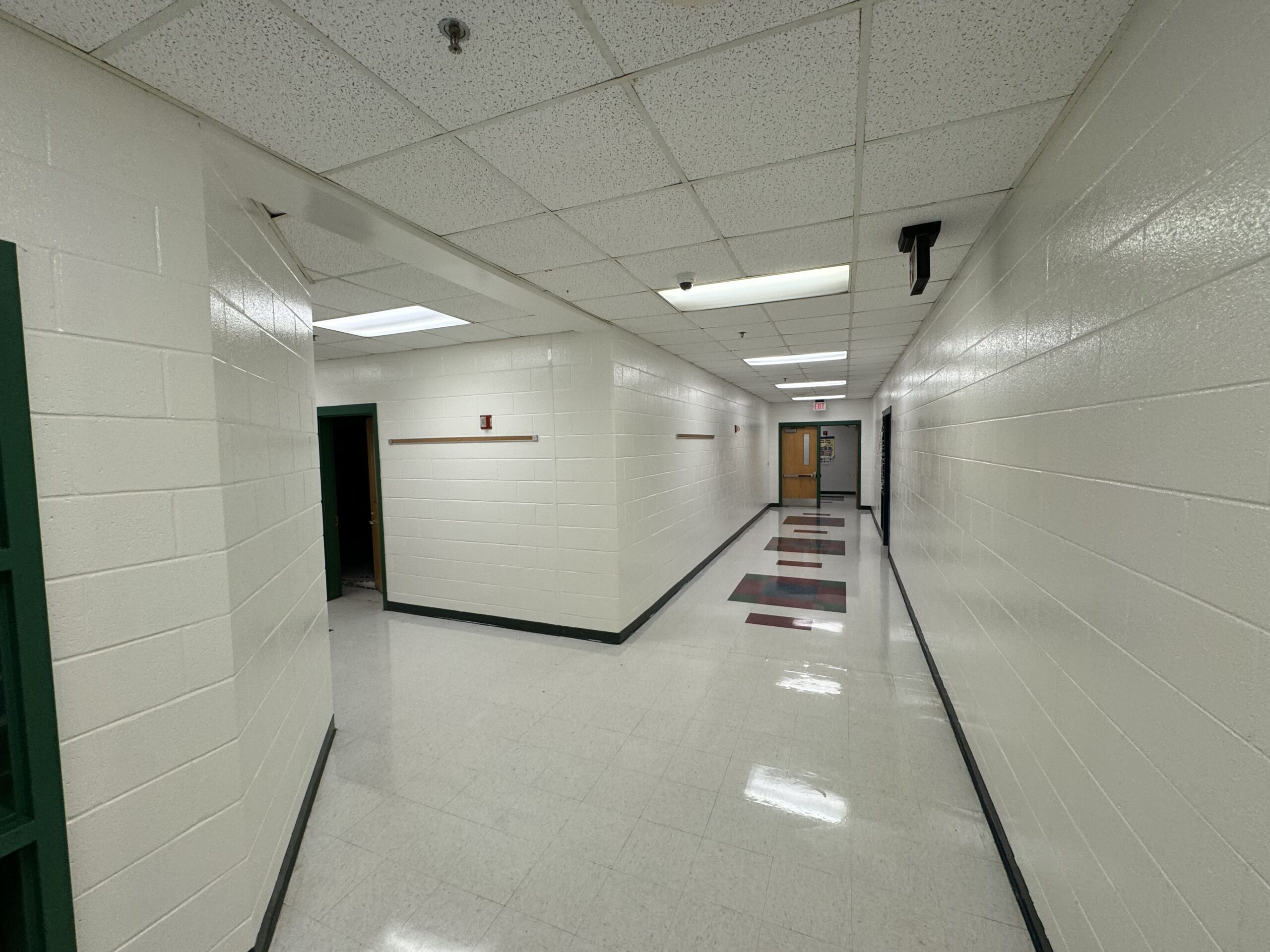 Commercial hallway Interior painting services scaled